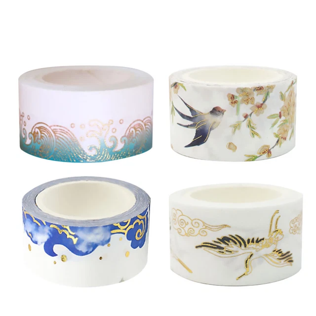 4 Rolls decorative washi tape Distributeur De Ruban D'emballage Décoratif Autoco