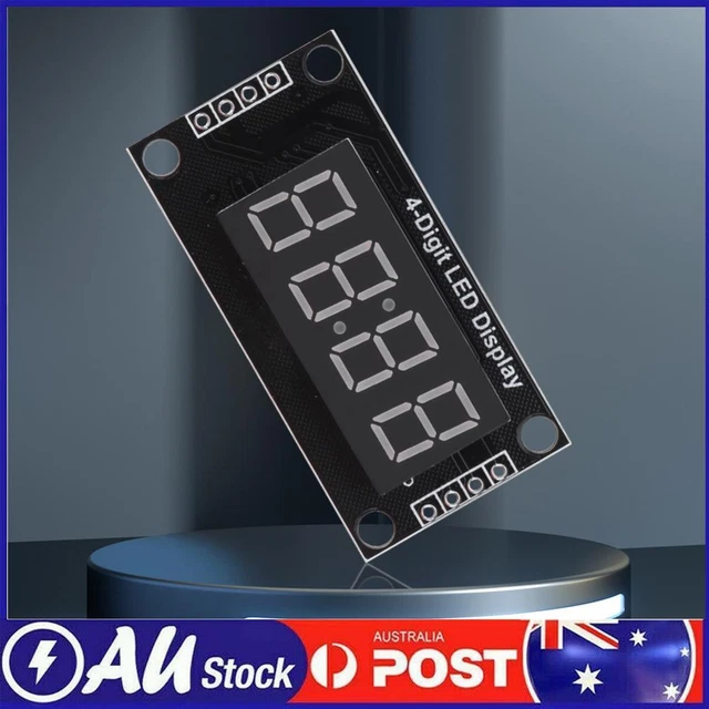 Clock For Module 4-DIGIT TUBE CLOCK Module 0.36in TM1637 7 Segments Multicolors for ...