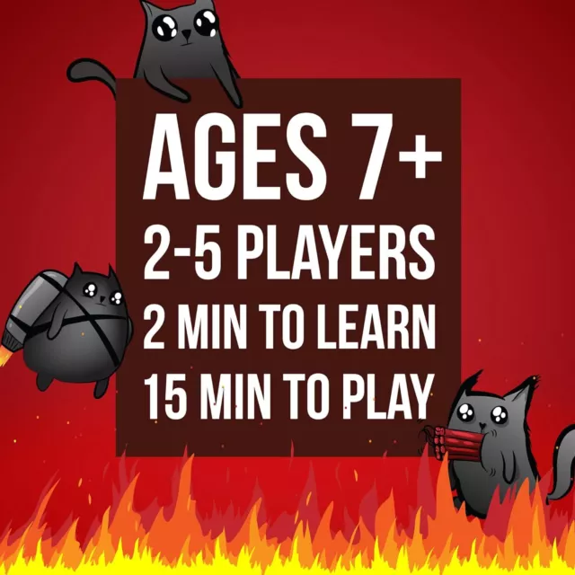 Exploding Kittens Card Game - Original Edition, Fun Family Games for Adults... 3