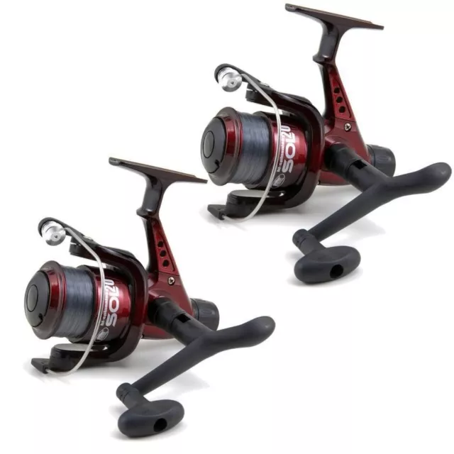 2 x Lineaeffe Sol 20 Reels for Float Fishing Spinning Reels with Line 1BB