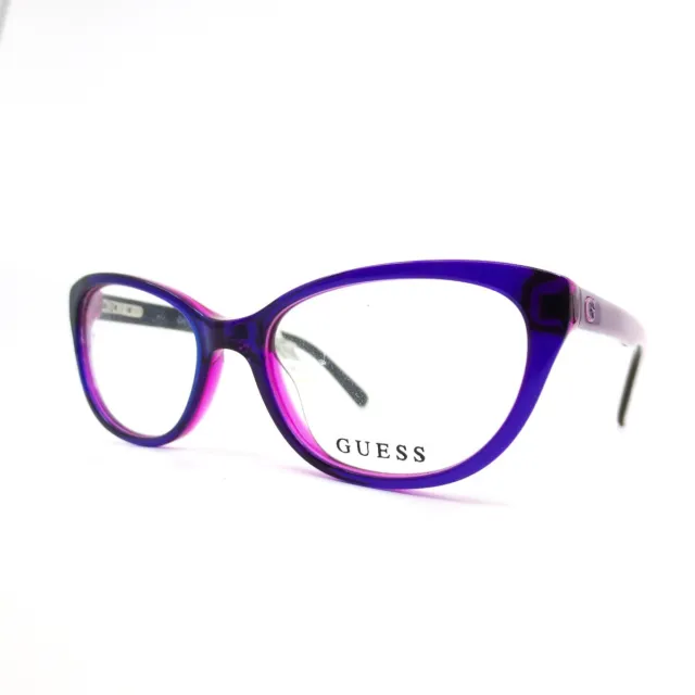 Guess Kids Eyeglasses Frames GU9169 083 Black Purple Pink Cat Eye 48-16-130