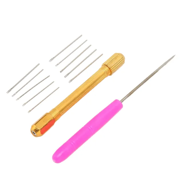 DOLL HAIR ROOTING Holders 10x Needles Awl Alloy Handles Doll Hair Making  DTS $11.03 - PicClick AU