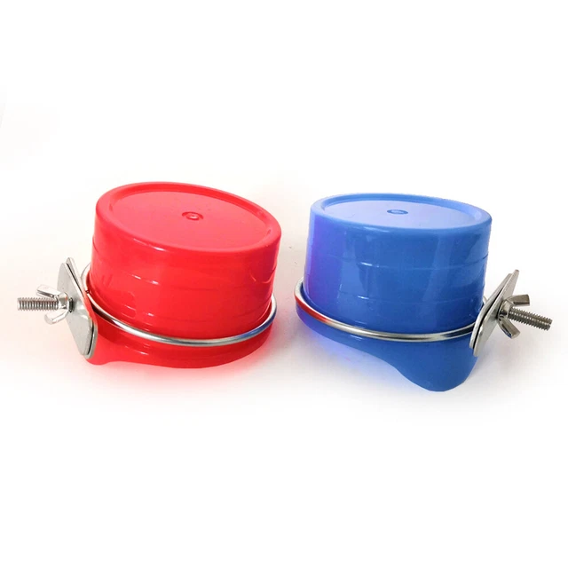 Parrot Drinking Bowl Parrot Feeder Accessories Cages Food Bowl 3