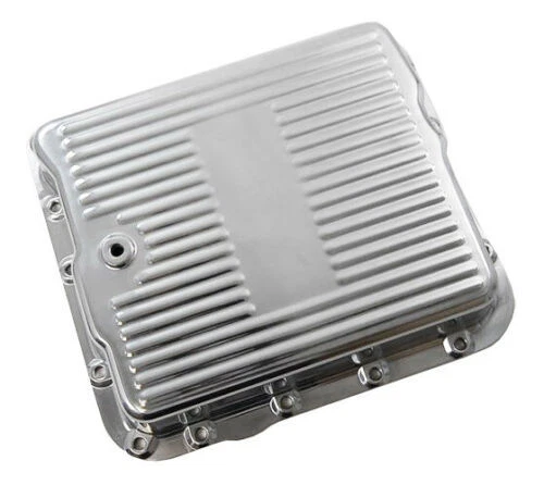 Polished Aluminum GM 700r4 Transmission Pan w/ Gasket and Hardware