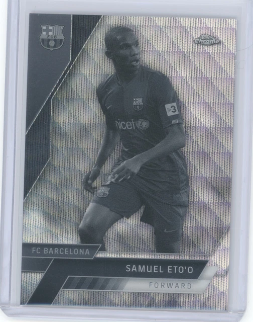 Topps Samuel Eto'o Auto /5 Legend - Carte FC Barcelona, Autographe Limitée