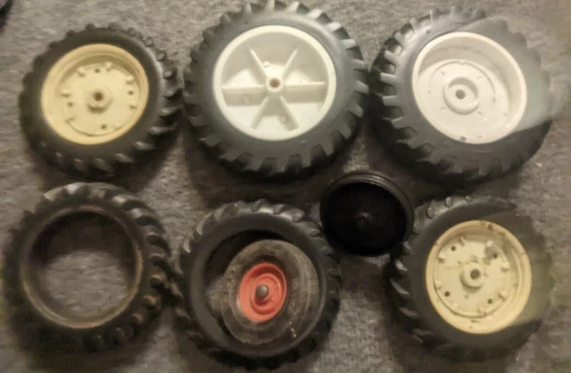 VINTAGE TRUCK/TRACTOR TIRE Wheel Lot (7 pieces) $12.00 - PicClick