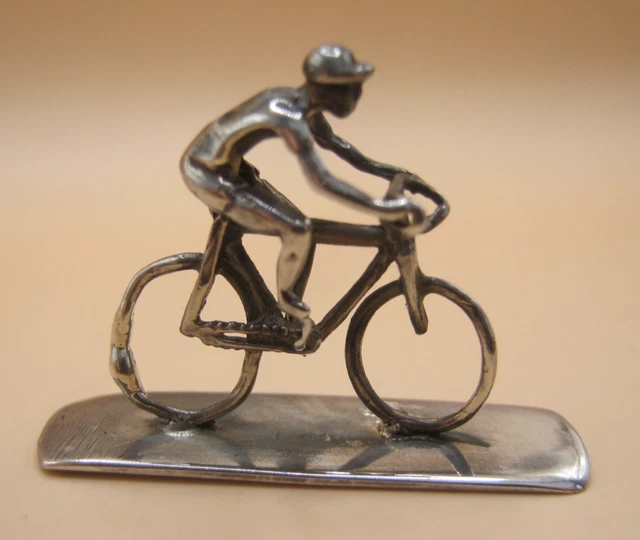 Lot De 3 Figurines Cyclistes - Occasion, Pour Collection Ou Décoration