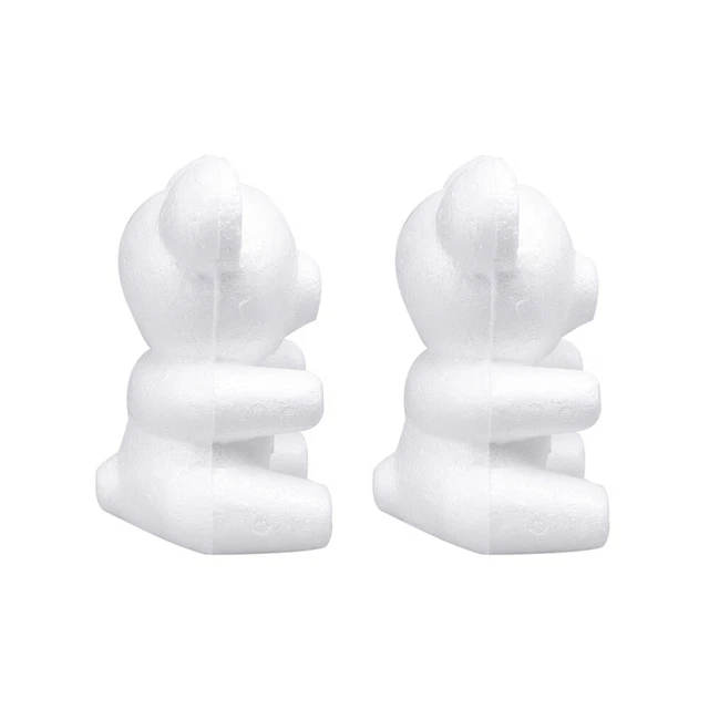 6 piezas molde de modelado de poliestireno formas de oso de 20 cm para flor de oso rosa hágalo usted mismo