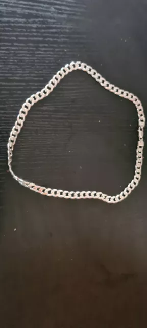 Sterling Silver Men's Curb Chain VERY HEAVY