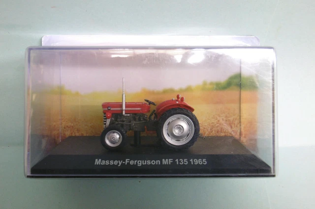 Hachette - Tracteur MASSEY-FERGUSON MF 135 1965 Neuf NBO 1/43