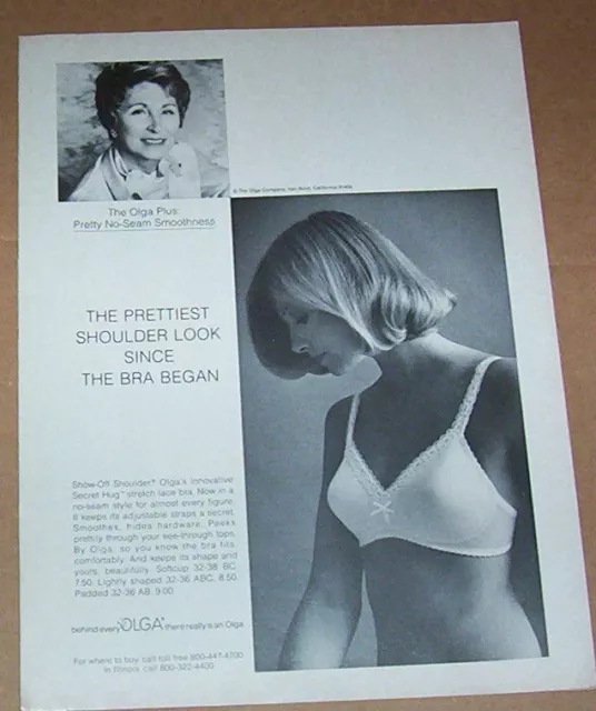 1977 PRINT AD - OLGA lingerie Bra - SEXY Blonde Girl -VINTAGE 1-page  Advertising $6.99 - PicClick