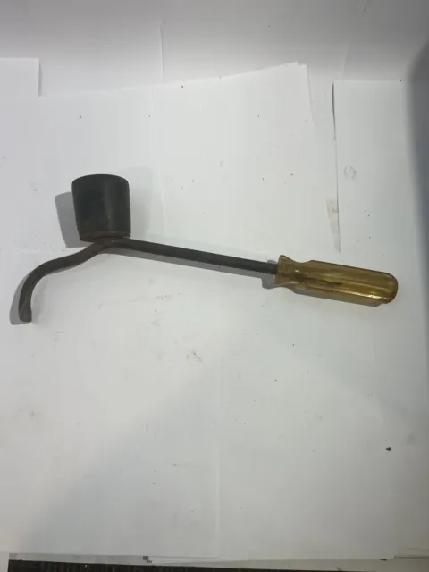 Vintage KEN-TOOL T33H & T-11 RH Bead Breaking RUBBER Hammer & TRANSLUCENT HANDLE