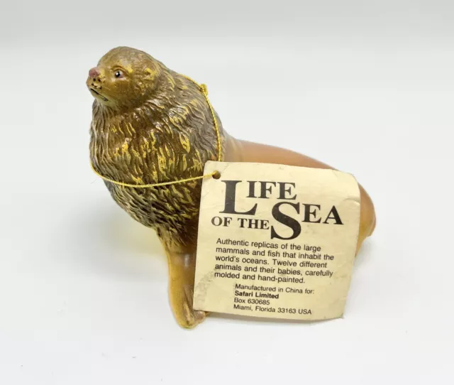 Vintage Life Of The Sea Hand Painted Northern Fur Seal 5” Sea Lion