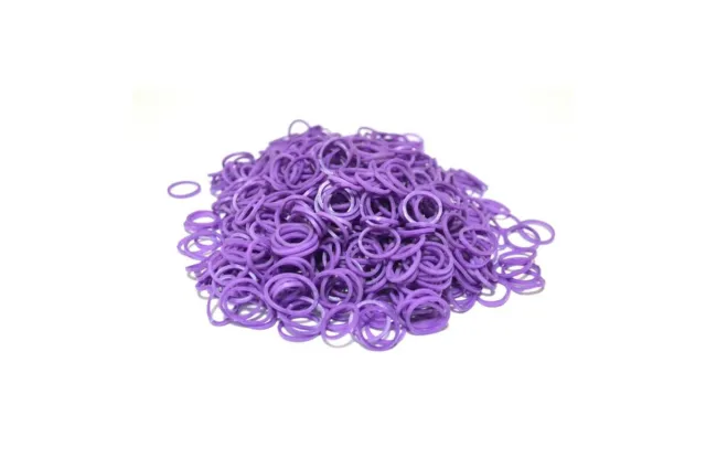 Loom Bands 15000 Rubber Bands Loom Band 600 S Clips Lots Purple Color