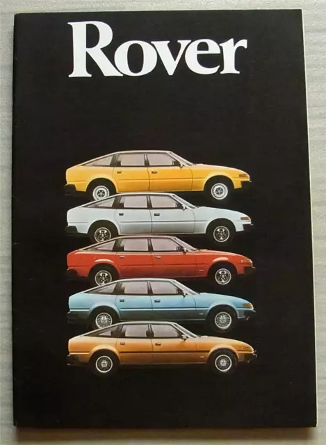 ROVER SD1 CAR RANGE Sales Brochure c1980 #3475/A 2300 2300S 2600S 3500SE VDP