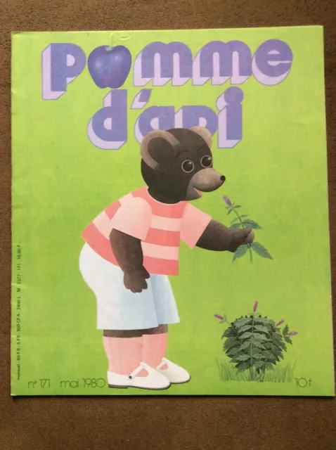 Livre Enfant Pomme D'api Des Année Mai 1980 Mimi Cracra Petit Ours Brun N°171