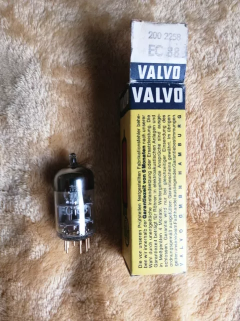 Valvo Röhre EC88 mit Goldpins Valve Tube OVP unused