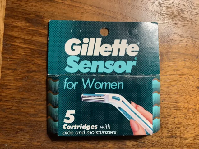 Sensor Gillette vintage para mujer 5 cartuchos 1 pieza recargas