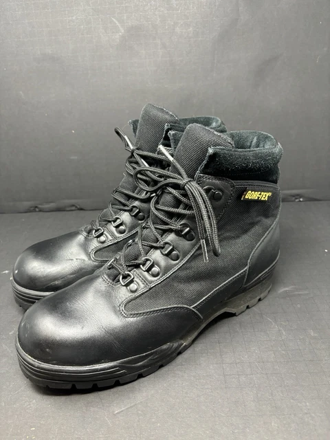 MATTERHORN BOOTS Size 9 Wide Black Mid Height Army Police Military 16.00 PicClick UK