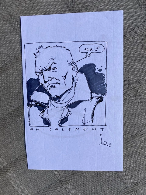 Dessin Original Ivan Gil - La Bataille - 21 X 30 Cm - Signé - Art Comics