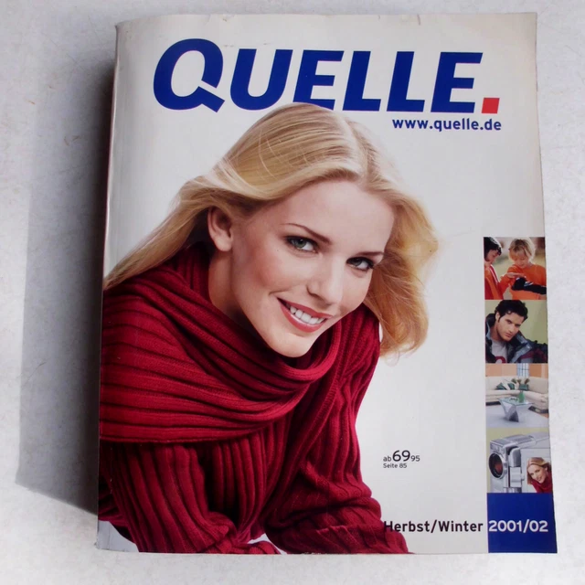 QUELLE Katalog 2001/02 Herbst Winter -Uhren Kleidung Technik Frauen Männer Teens
