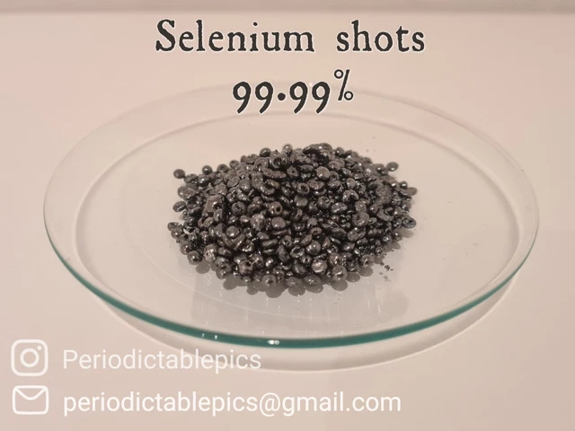 10g Selenium Element Shots Pellets Powder 99.99% Pure reagent