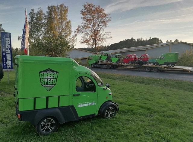 Laubfrosch E-MAX Transporter 4 Rad Kleintransporter Minicar E-Frosch Elektro NEU