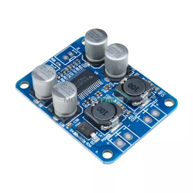 2PCS TPA3118 PBTL Mono Digital Amplifier Board 1X60W 12V 24V POWER AMP Car