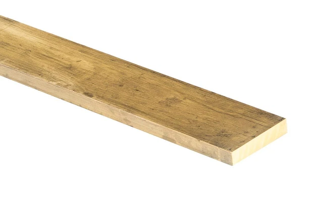 Messing Flachstange 25x2 Mm - 1000 Mm Messingstange CuZn39Pb3 Für Handwerksprojekte