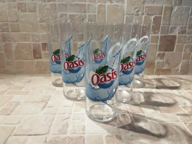 Lot de 6 verres OASIS neuf