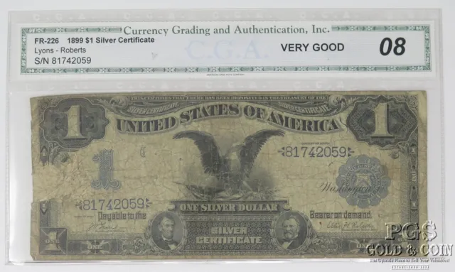 Series 1899 $1 Silver Certificate Lyons/Roberts Fr. 226  28110