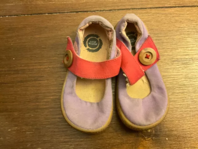 Livie and Luca pink and purple Girls Canvas Shoes- size 7