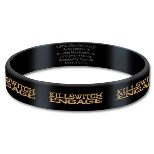 Killswitch Engage: Logo (Braccialetto Gomma) NUOVO