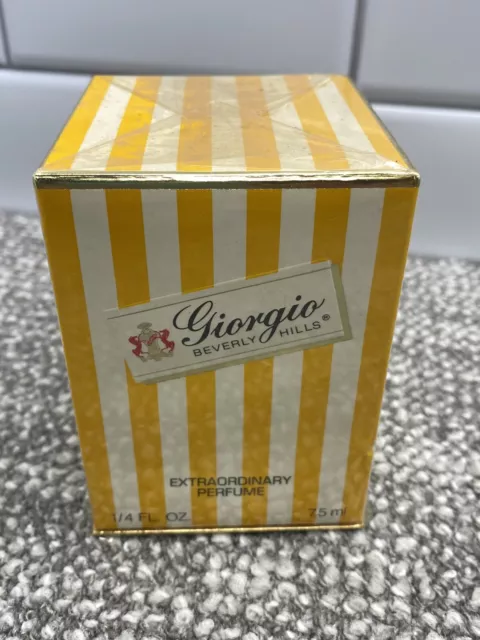 Vintage Giorgio Beverly Hills Extraordinary Perfume 1 4 oz
