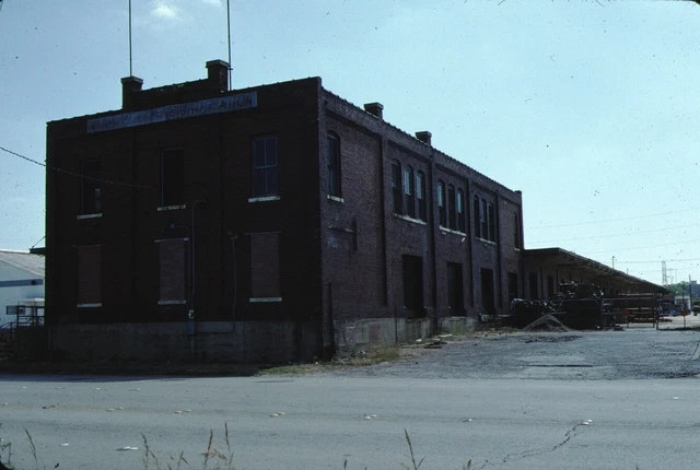 MKT Katy Freight Depot Ft Worth TX Kodachrome original Kodak Slide