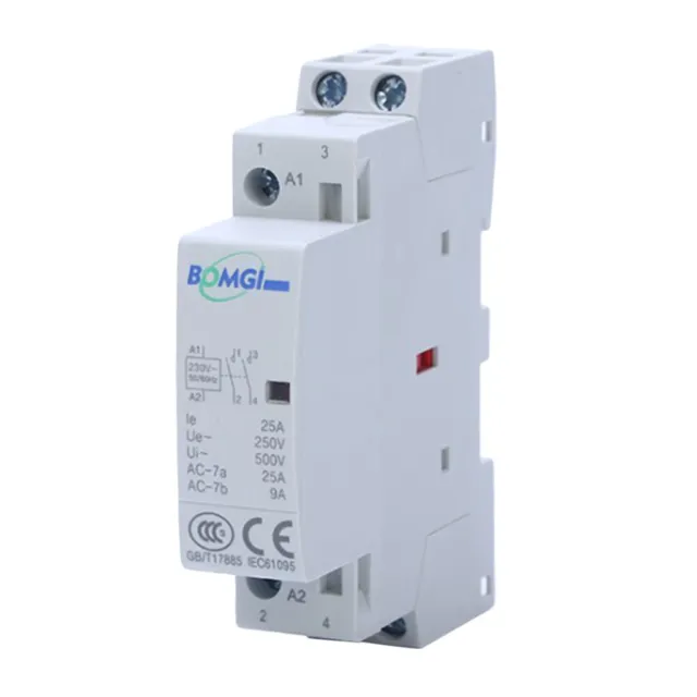 Modular contactor for household AC BCH8-25A 2P 25A 2NO 50 / 60Hz 230V