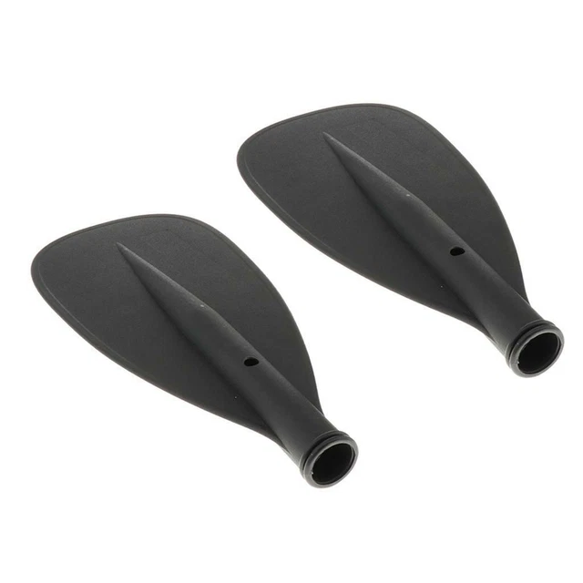 Lot de 2 lames de rechange pour pagaie de kayak pour tige symétrique de 30 mm.