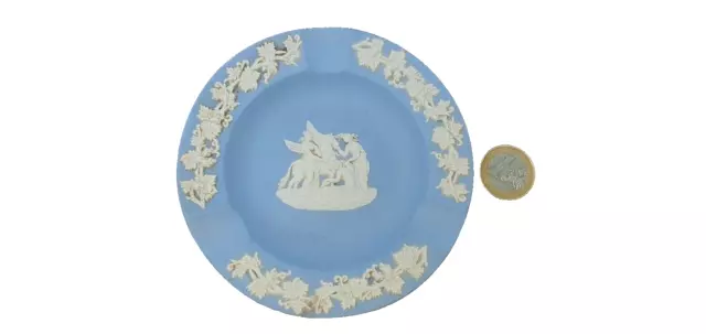 Ancienne Coupelle Vide Poche Porcelaine Anglaise Wedgwood Scene Mythologique