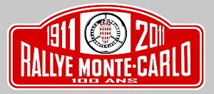 Plaque Souvenir Métal - 75ème Rallye Monte Carlo 2007 - 30x16 Cm, état Neuf