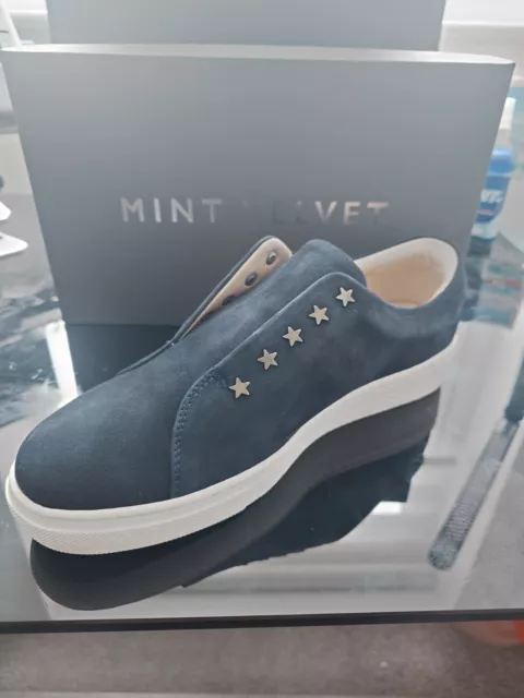 MINT VELVET LILA White Star ladies trainers size 5 brand new in box 50.00 PicClick UK