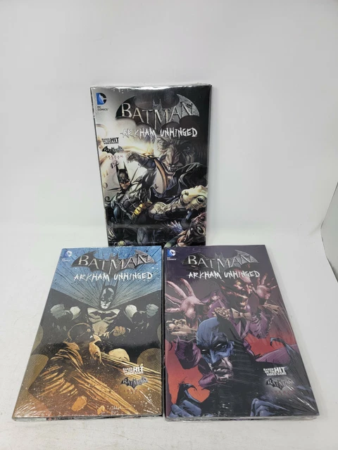 Batman: Arkham Unhinged Vol 2 3 4 Hit Videogame ~ Dc Hardcover  *3 Book Lot*