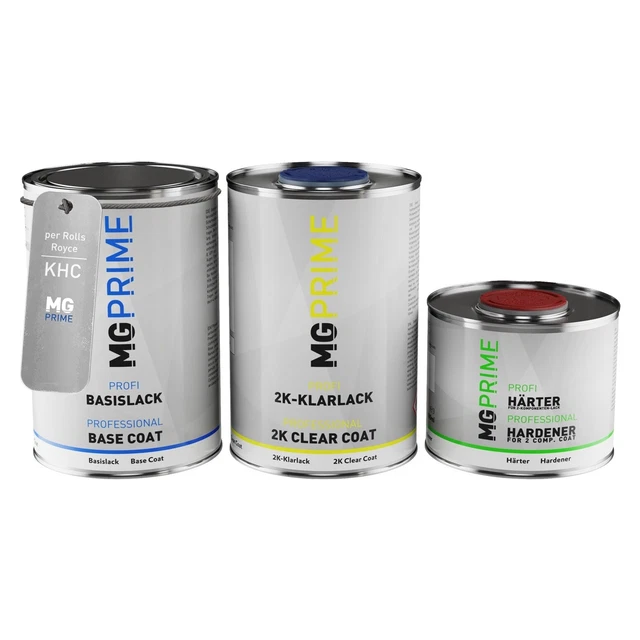 Vernice per auto Kit barattolo per Rolls Royce KHC Iced Nardo Grey 2,5L