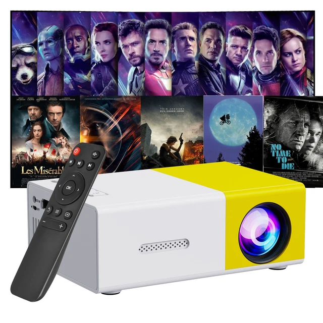 Mini Projector LED 1080P HD Video Beamer HDMI Home Theater Portable Cinema Movie