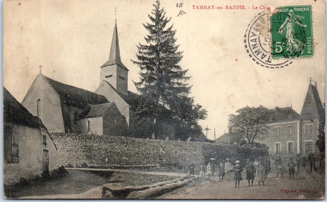 58 TANNAY EN BAZOIS - le CHATEAU et eglise.