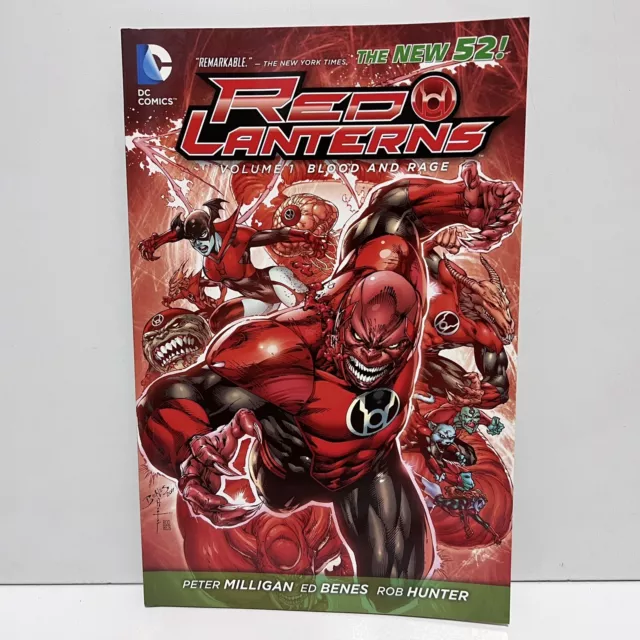 Red Lanterns Volume 1: Blood and Rage TPB Graphic Novel - DC Comics