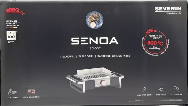 Severin Senoa Boost Tischgrill 3000W NEU OVP PG8113