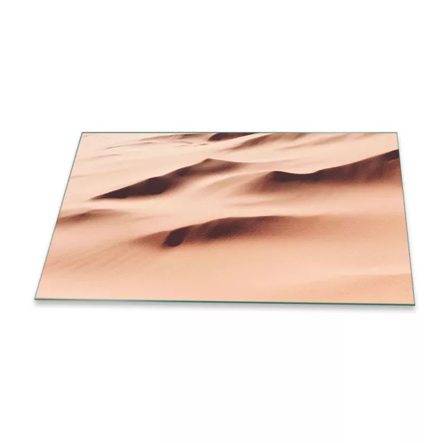 Placa de cubierta de cocina Ceran 90x52 arena beige cubierta vidrio protección contra salpicaduras cocina decoración