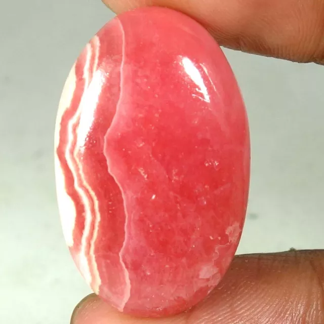 41.70Ct 100% Natural Top Quality Rhodochrosite Oval Cab Loose Gemstone 19x31x6mm