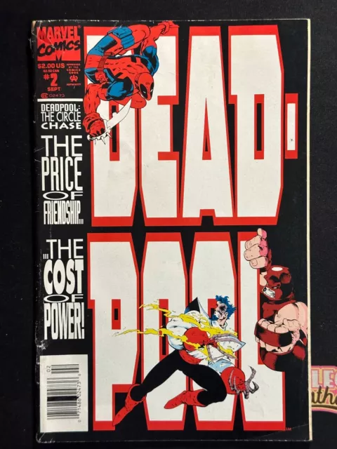 Marvel Comics Deadpool: The Circle Chase #2 (1993) Newsstand Variation