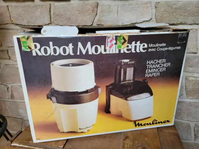 🧅🍆🫑   Ancien Robot Moulinette Coupe-Légumes Moulinex   🥦🥕🥔